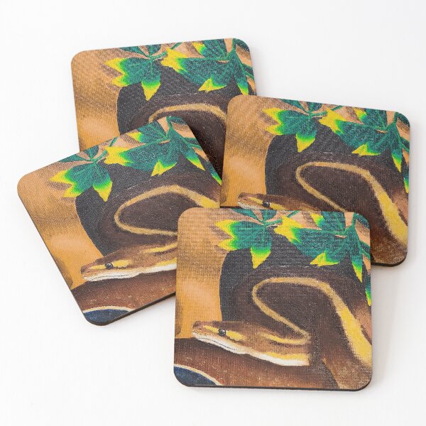 Item preview, Cute ball Python at rest designed and sold by KatsColorfulArt.