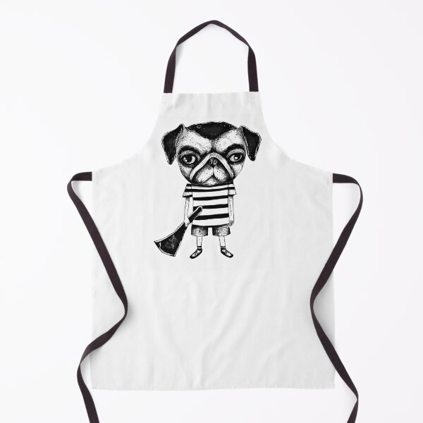 Item preview, Pugsley the Pug Plugging Along designed and sold by wanderingfools.