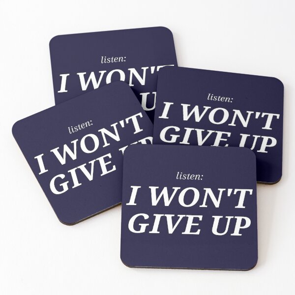 Item preview, Listen: I won't give up designed and sold by Selesdesigns.