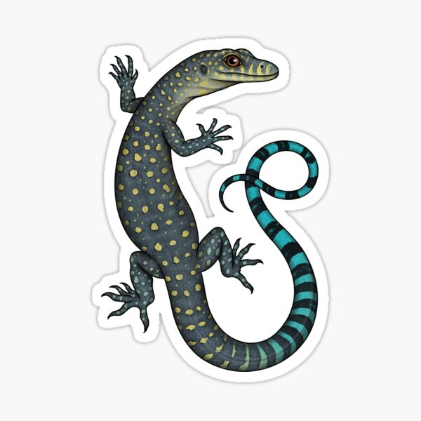 Item preview, Blue-tailed Monitor designed and sold by miss-varanus.