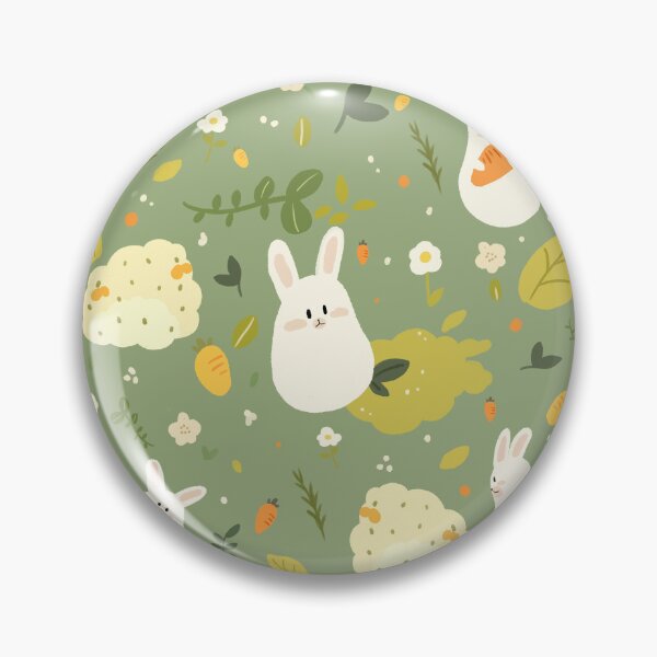 Item preview, Adorable seamless rabbit pattern designed and sold by kumi99.