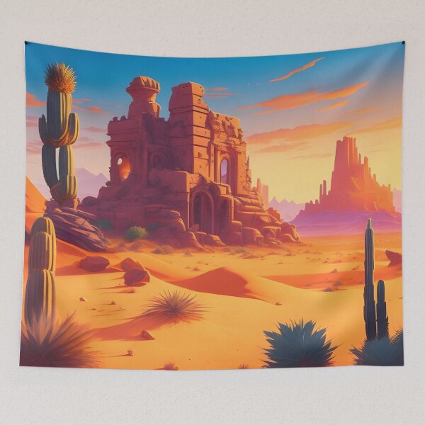 Item preview, Desert illustration Drawing designed and sold by imabbasanwar.