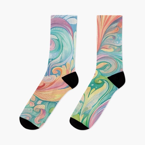Artikelvorschau, Wunderliches Paisley-Vintage-Retro-Pastellfarbenmuster entworfen und verkauft von Lamarcy.