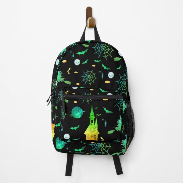 Item preview, Witch flying on her broom and night landscape in gradient colors. designed and sold by Malogue.