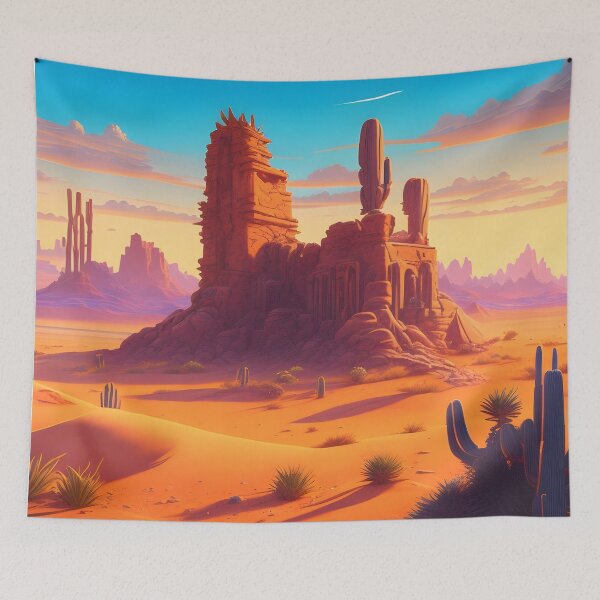 Item preview, Desert illustration Drawing designed and sold by imabbasanwar.