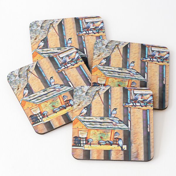 Item preview, FEEDING THE BIRDS designed and sold by ArtbyRolleen.