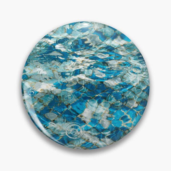 Item preview, Fluid Abstraction in Turquoise Aquamarine and Sapphire designed and sold by Georgia Mizuleva.