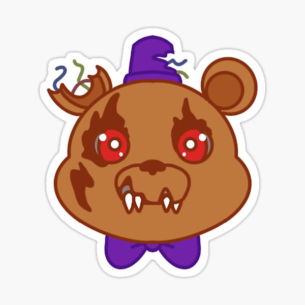 Fnaf4 Nightmare Freddy Sticker - Fnaf4 Nightmare Freddy - Discover & Share  GIFs