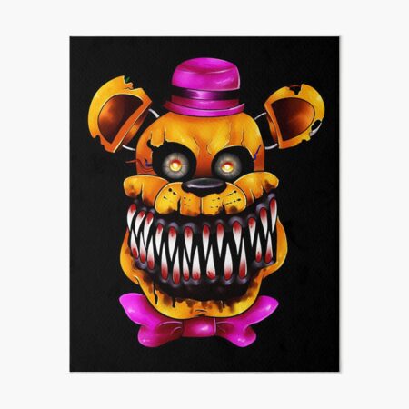 FNAF Golden Fredbear Art Print by Bloo McDoodle