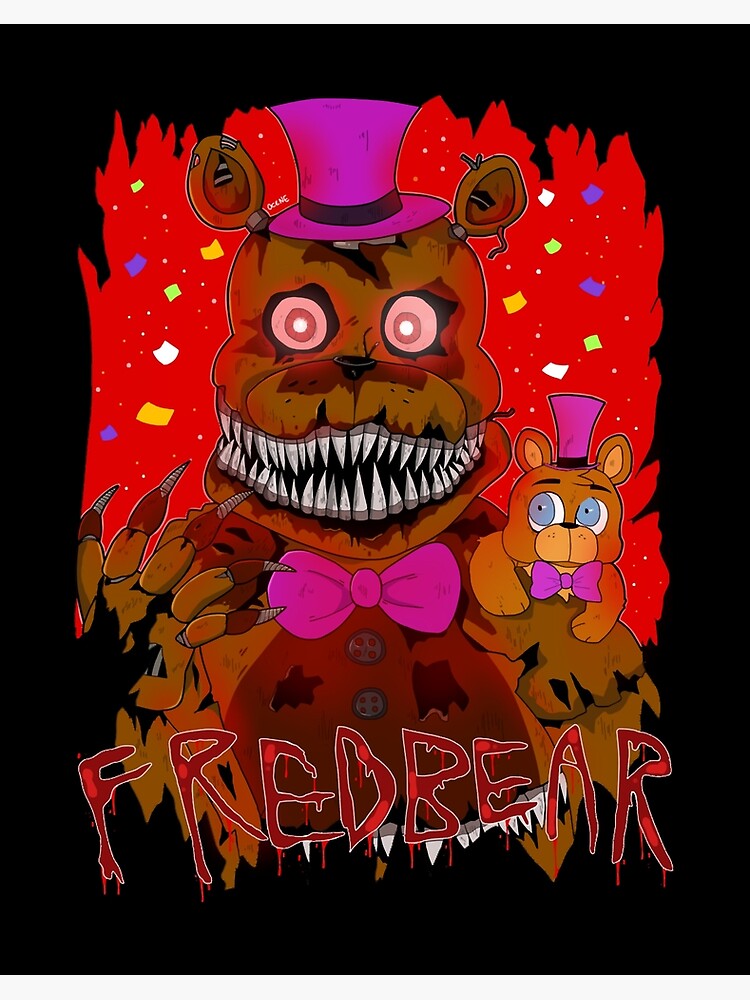 Nightmare x N.Fredbear Freddy fazbear - Illustrations ART street