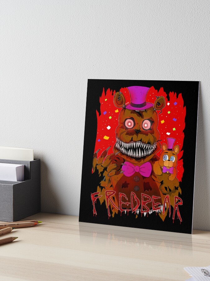 Nightmare Fredbear (Five Nights at Freddy’s) | Art Board Print