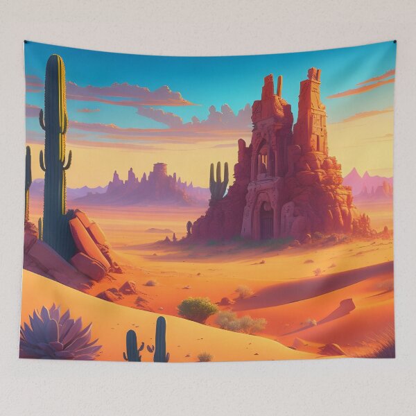 Item preview, Desert illustration Drawing designed and sold by imabbasanwar.