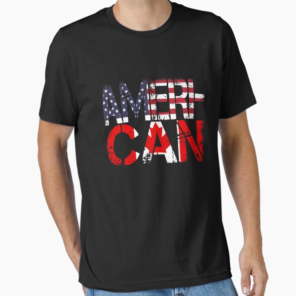 Item preview, American Canadian Flag America Canada Patriotic Classic  designed and sold by Camillrvort.