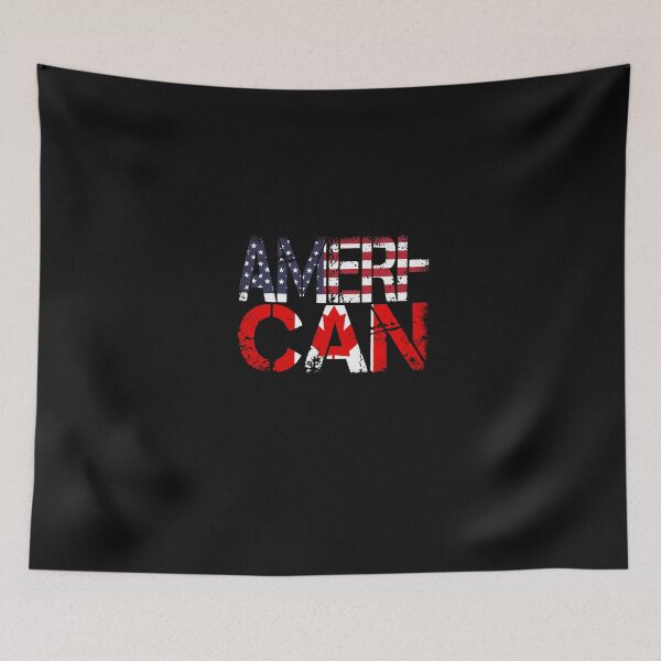 Item preview, American Canadian Flag America Canada Patriotic Classic  designed and sold by Camillrvort.