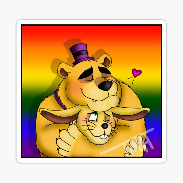 FNAF Nightmare Fredbear Fanart Sticker for Sale by tayatarantula