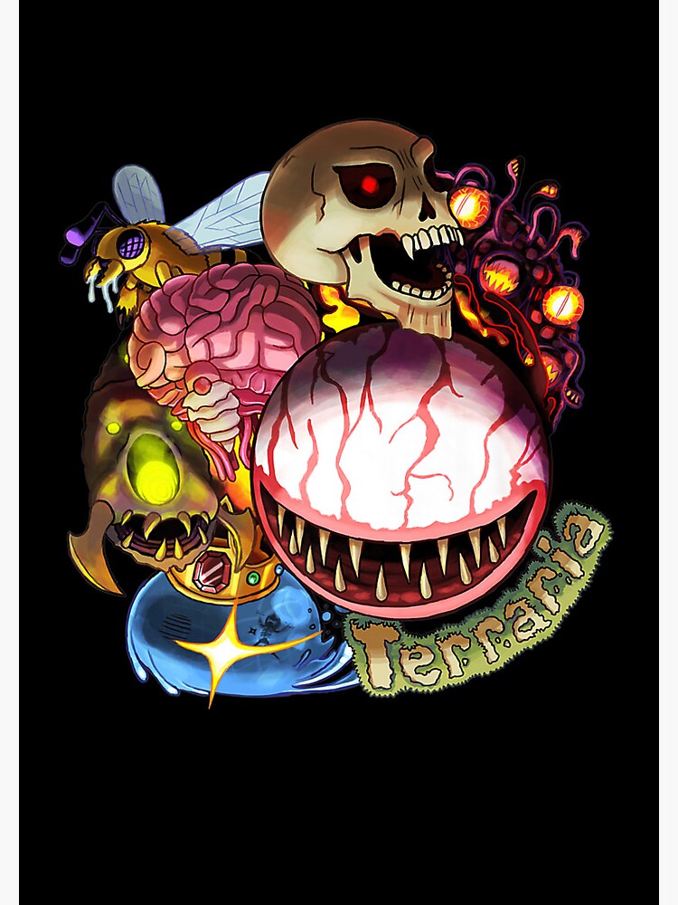 Terraria Boss Rush Greeting Card for Sale by WarraneTherrien