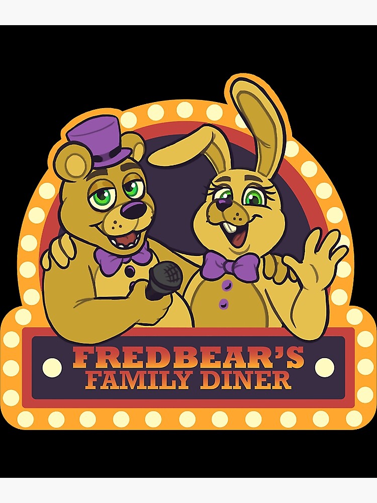 Fredbears Family Diner posters (inspired by TJOC and Final Nights 4 :  r/fivenightsatfreddys