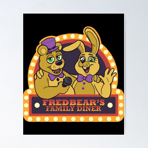 fredbear and springbonnie Poster for Sale by kainoa-dodd