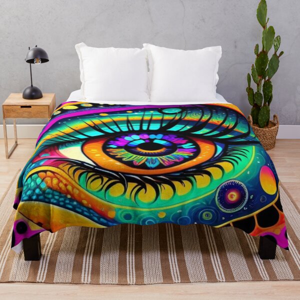 Item preview, Colorful Trippy Psychedelic Eye designed and sold by Digital-Fusion.
