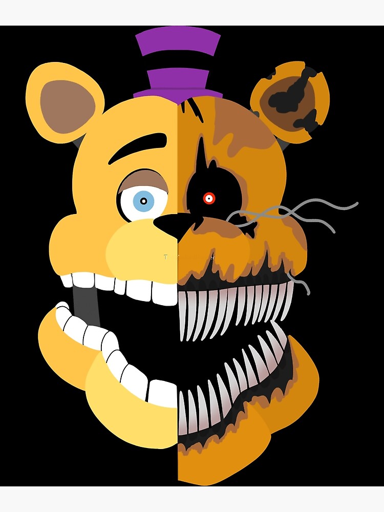 Nightmare x N.Fredbear Freddy fazbear - Illustrations ART street