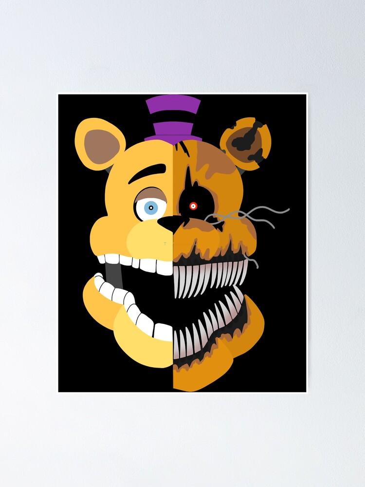 FNaF Nightmare Fredbear | Art Print