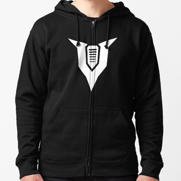 The Volgun (white) Zipped Hoodie