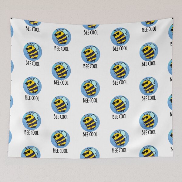 Item preview, Bee Cool Funny Bug Puns  designed and sold by punnybone.