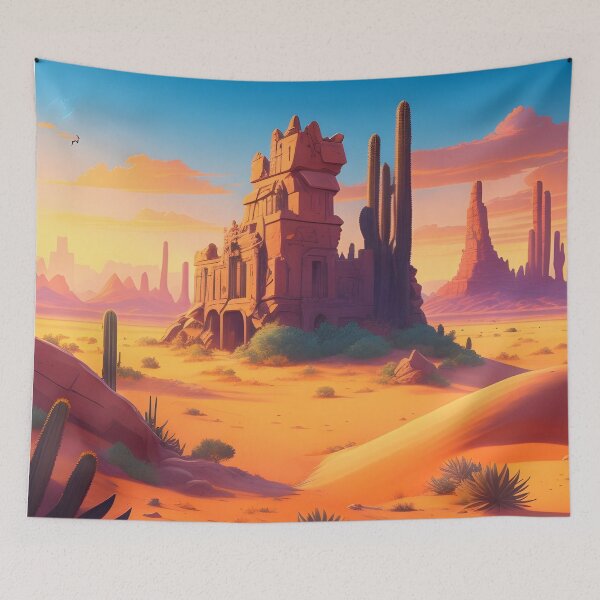 Item preview, Desert illustration Drawing designed and sold by imabbasanwar.