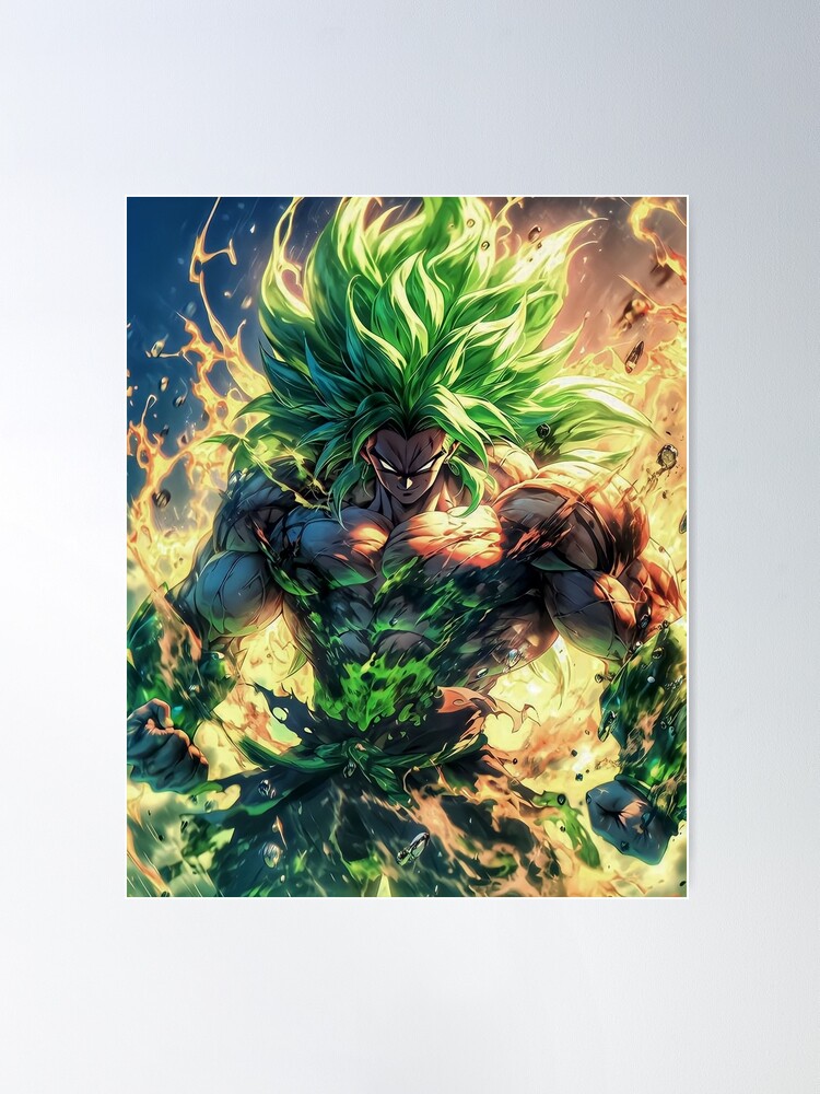 Dragon Ball Z - Broly Super Saiyan Poster by POP-Mania