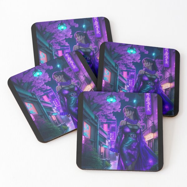 Aperçu de l'œuvre Charme violet de Tokyo créée et vendue par megojamal.