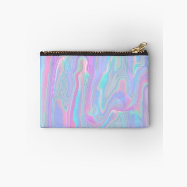 Item preview, Abstract Pastel Liquid Metal Pink and Blue Pattern designed and sold by calibrit.