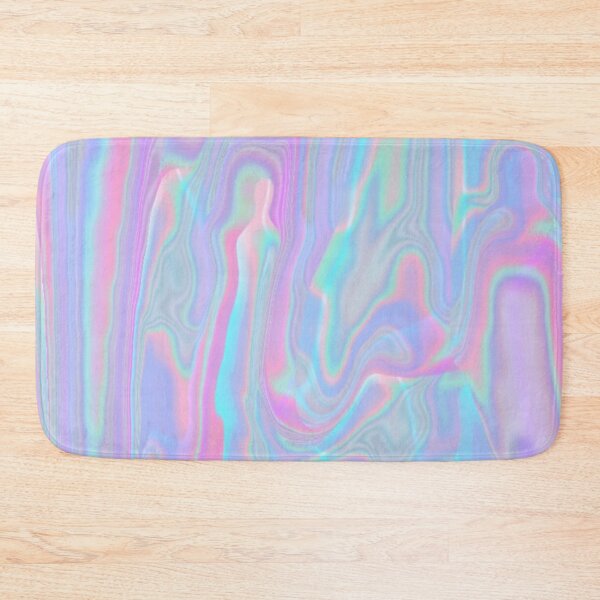 Item preview, Abstract Pastel Liquid Metal Pink and Blue Pattern designed and sold by calibrit.