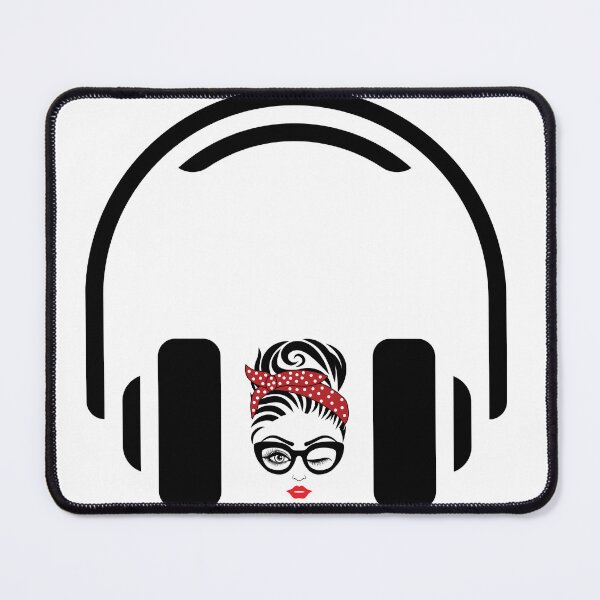Item preview, Headphone Girl Music Lover designed and sold by izzydigital.
