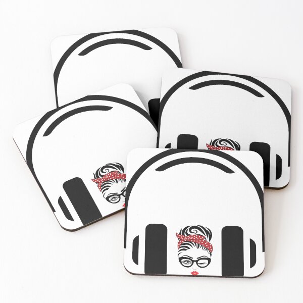 Item preview, Headphone Girl Music Lover designed and sold by izzydigital.