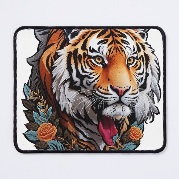Item preview, Roaring Majesty: Embrace the Power of the Tiger - Majestic Wildlife, Fierce Predator, and Nature-Inspired Art in a Jungle-themed Adventure! designed and sold by zoughlal.