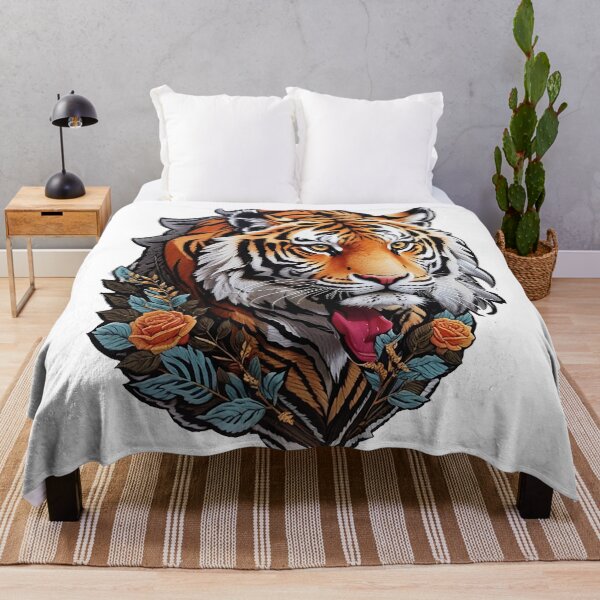 Item preview, Roaring Majesty: Embrace the Power of the Tiger - Majestic Wildlife, Fierce Predator, and Nature-Inspired Art in a Jungle-themed Adventure! designed and sold by zoughlal.
