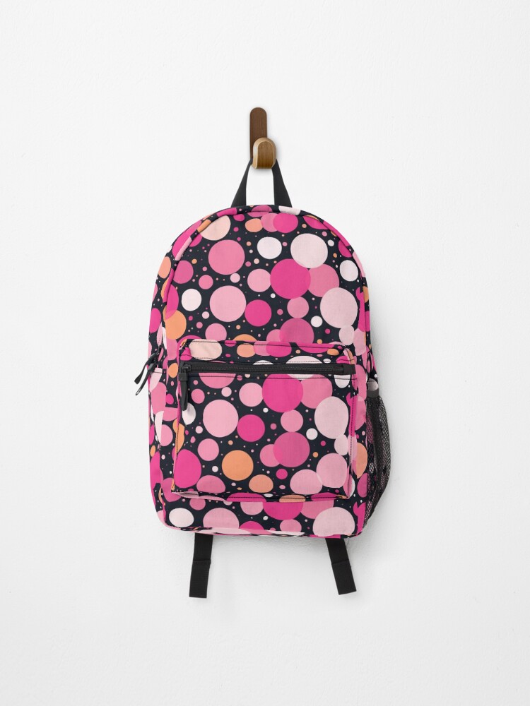 Thumbnail 1 of 3, Backpack, Dots Pattern designed and sold by FineArtsPro.