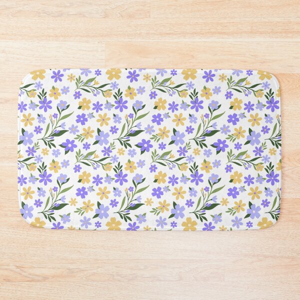 Item preview, Cute purple floral pattern designed and sold by Allie Rockhill.
