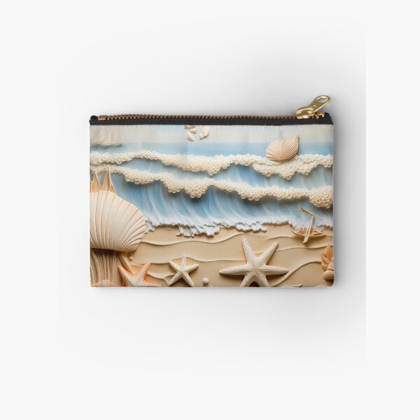 Item preview, 3d ocean beach with seashells designed and sold by Inktown.