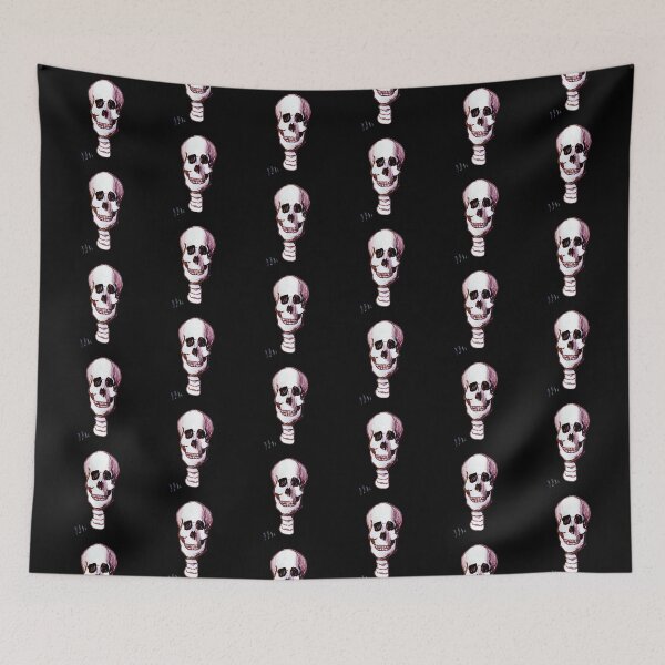 Item preview, smiling skull designed and sold by Mooki-.