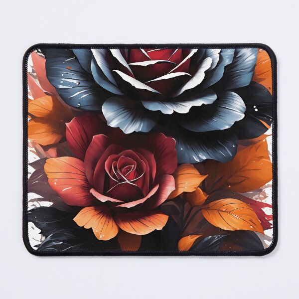 Item preview, Mystical Noir Blooms: Embrace the Enchantment of Starry BlackRose Flower Splash Arts - Dark Fantasy, Cosmic Art, and Celestial Beauty in an Elegant Night Garden!" designed and sold by zoughlal.