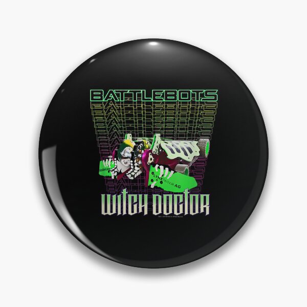 Item preview, BattleBots Robot Witch Doctor Logo Stack designed and sold by EffortRobots.