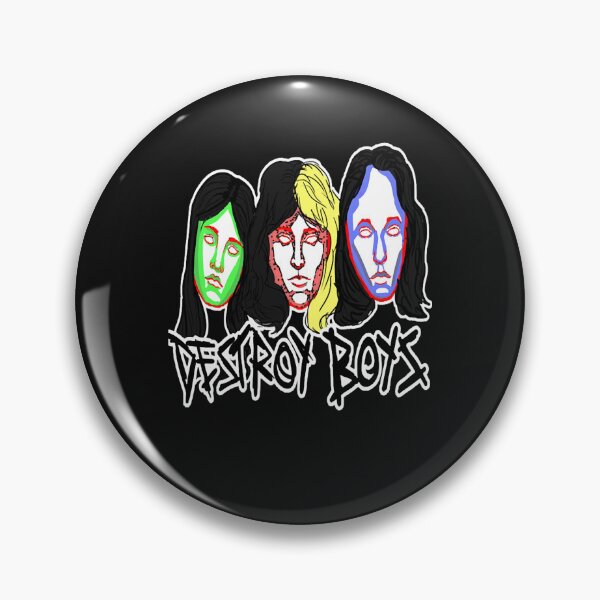 Item preview, amazing logos rock band destroy boys band  designed and sold by JeanneRioughhj.
