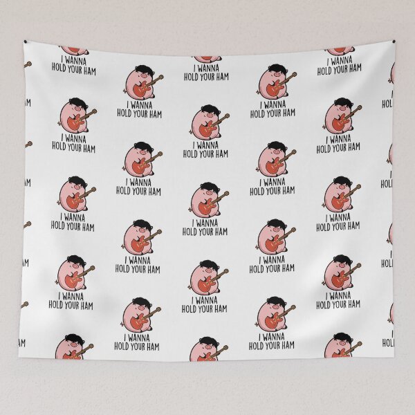 Item preview, I Wanna Hold Your Ham Funny Pig Puns  designed and sold by punnybone.