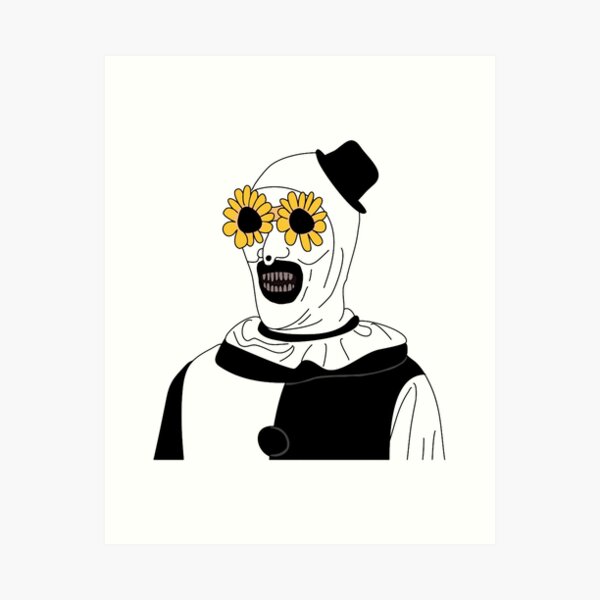 Aperçu de l'œuvre Art le clown - Terrifier Classique créée et vendue par Ariellelester.