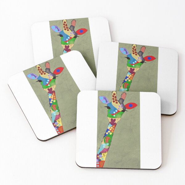 Item preview, Colourful giraffe  designed and sold by LilNikky.