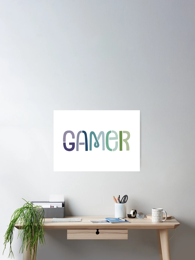 Thumbnail 2 of 3, Poster, Gamer designed and sold by Inkimoo.