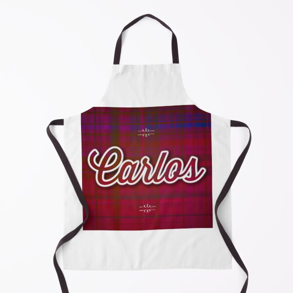 Item preview, the name Carlos on a red background designed and sold by studio468.