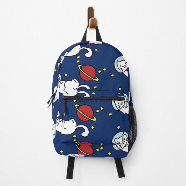 Item preview, Cat space traveler floating through space designed and sold by ToadsWorkshop.