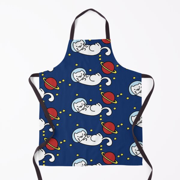 Item preview, Cat space traveler floating through space designed and sold by ToadsWorkshop.